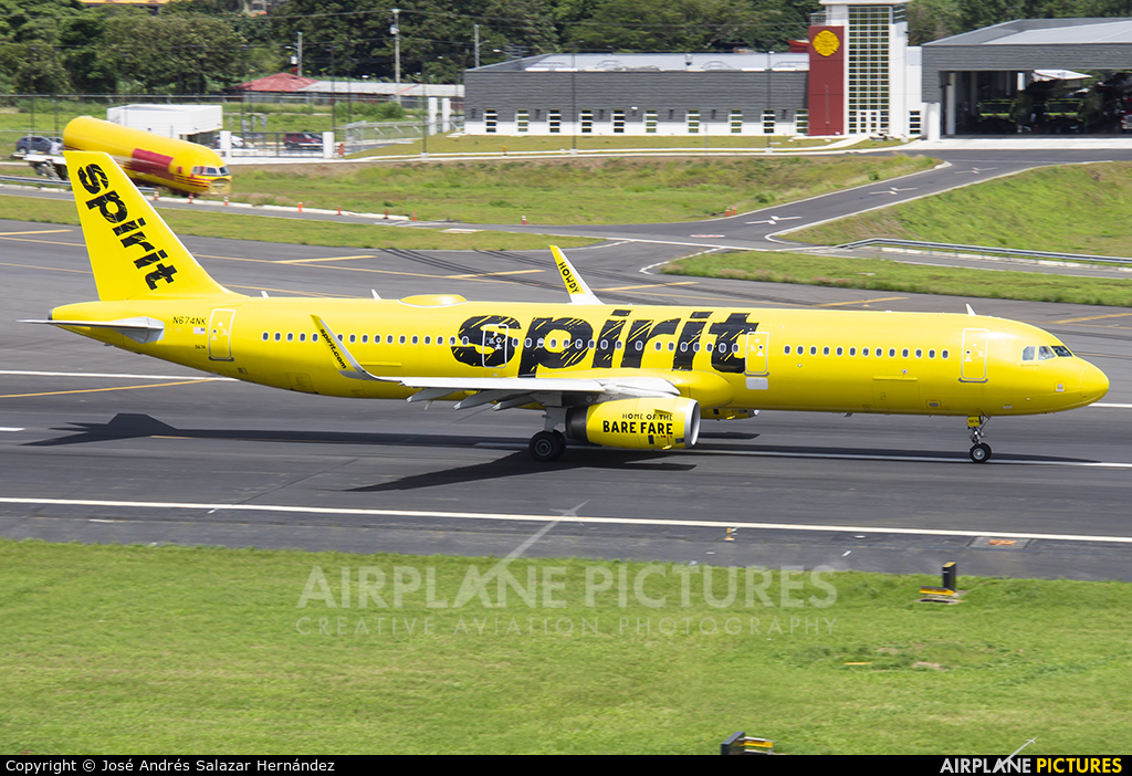 Spirit Airlines N674NK aircraft at San Jose - Juan Santamaría Intl