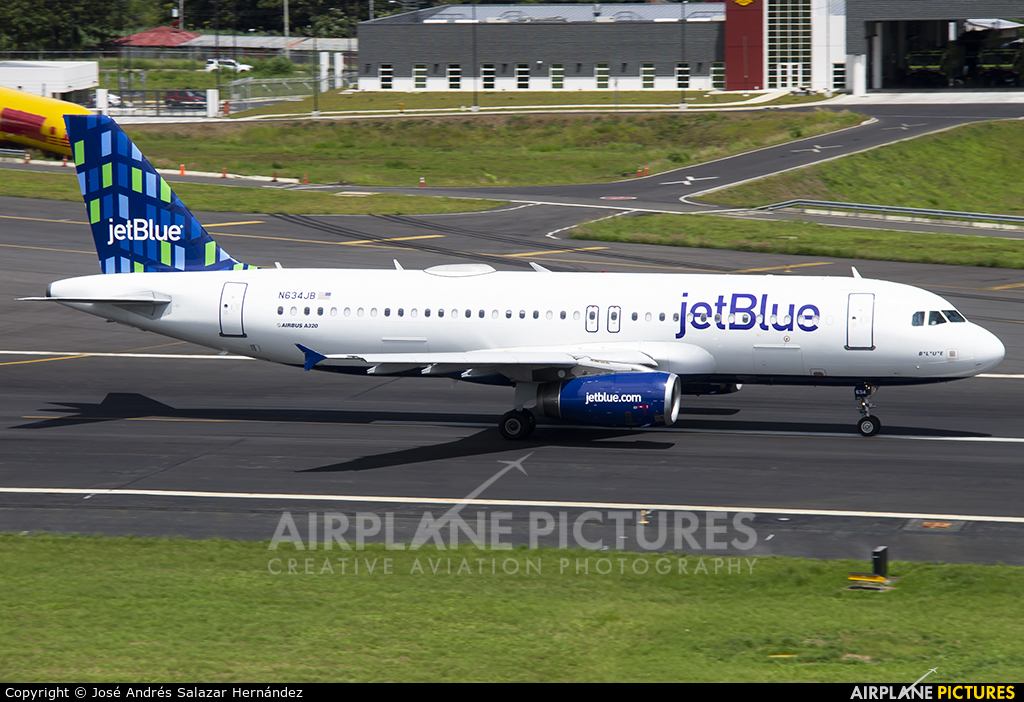 JetBlue Airways N634JB aircraft at San Jose - Juan Santamaría Intl