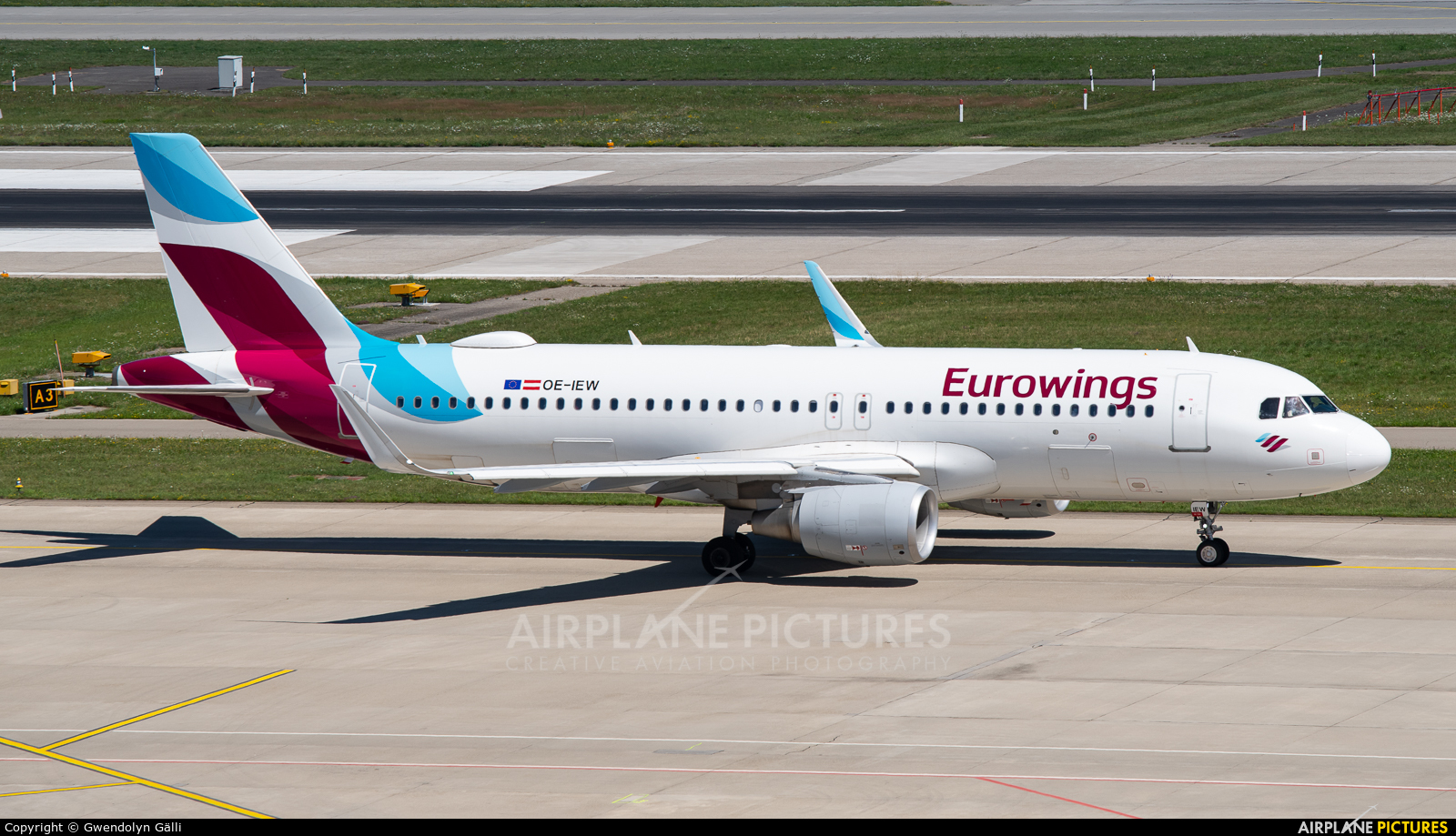 Eurowings Europe OE-IEW aircraft at Zurich