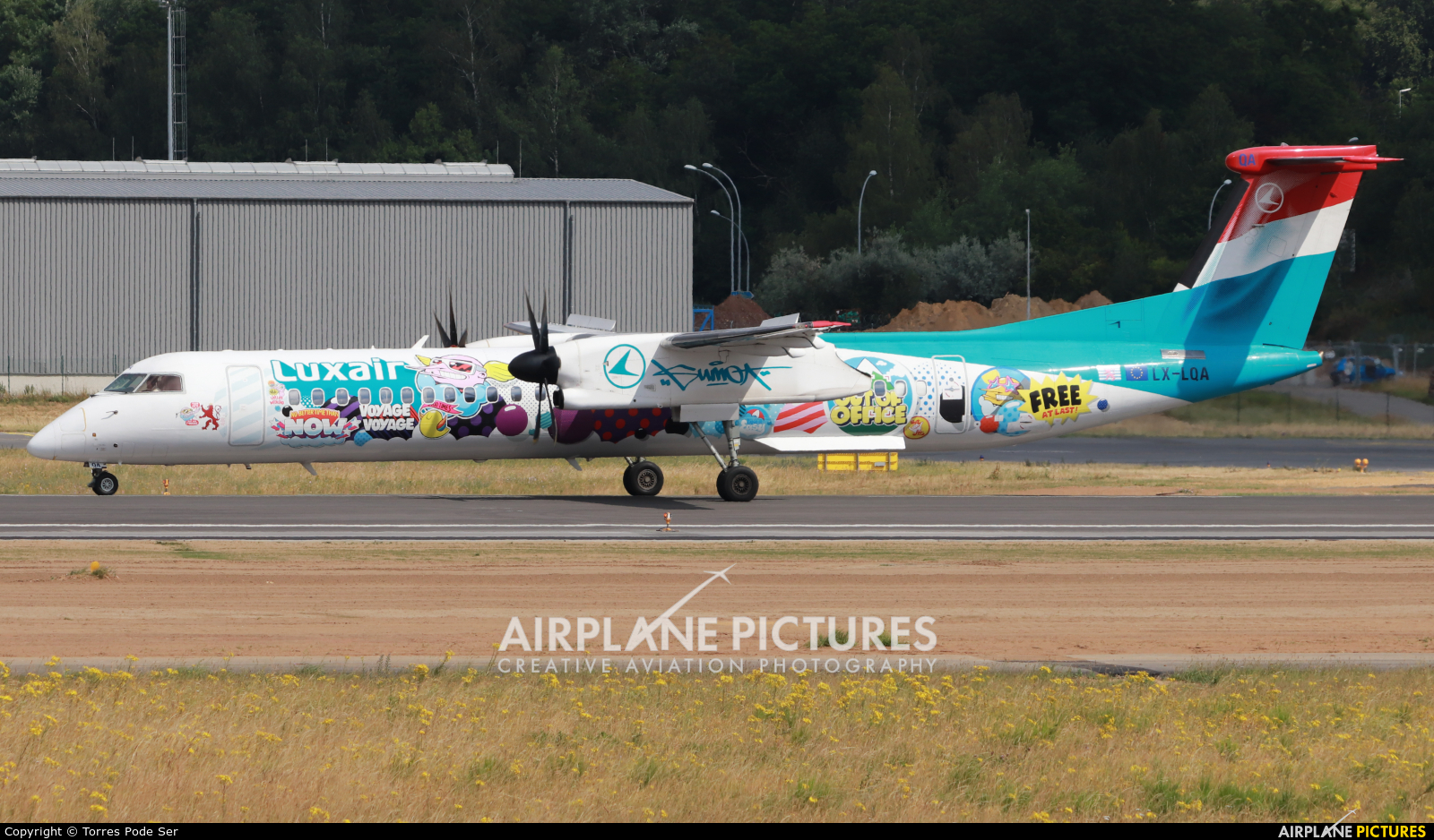 Luxair LX-LQA aircraft at Luxembourg - Findel
