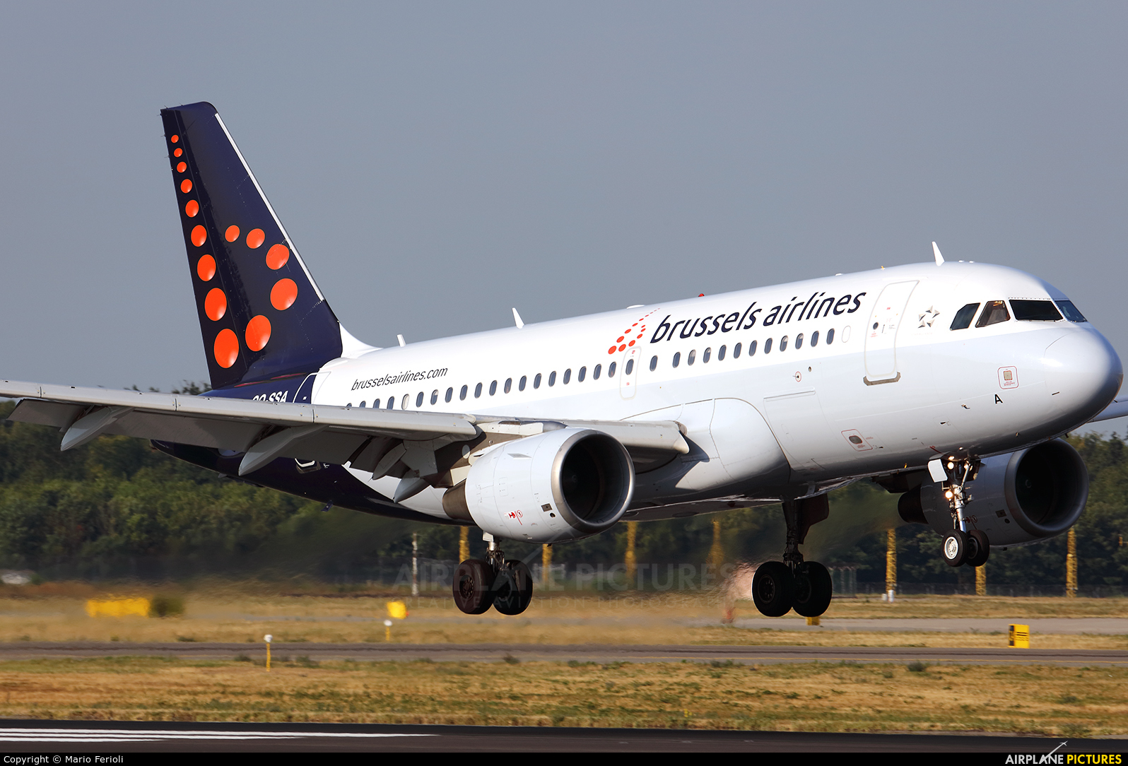 Brussels Airlines OO-SSA aircraft at Milan - Malpensa