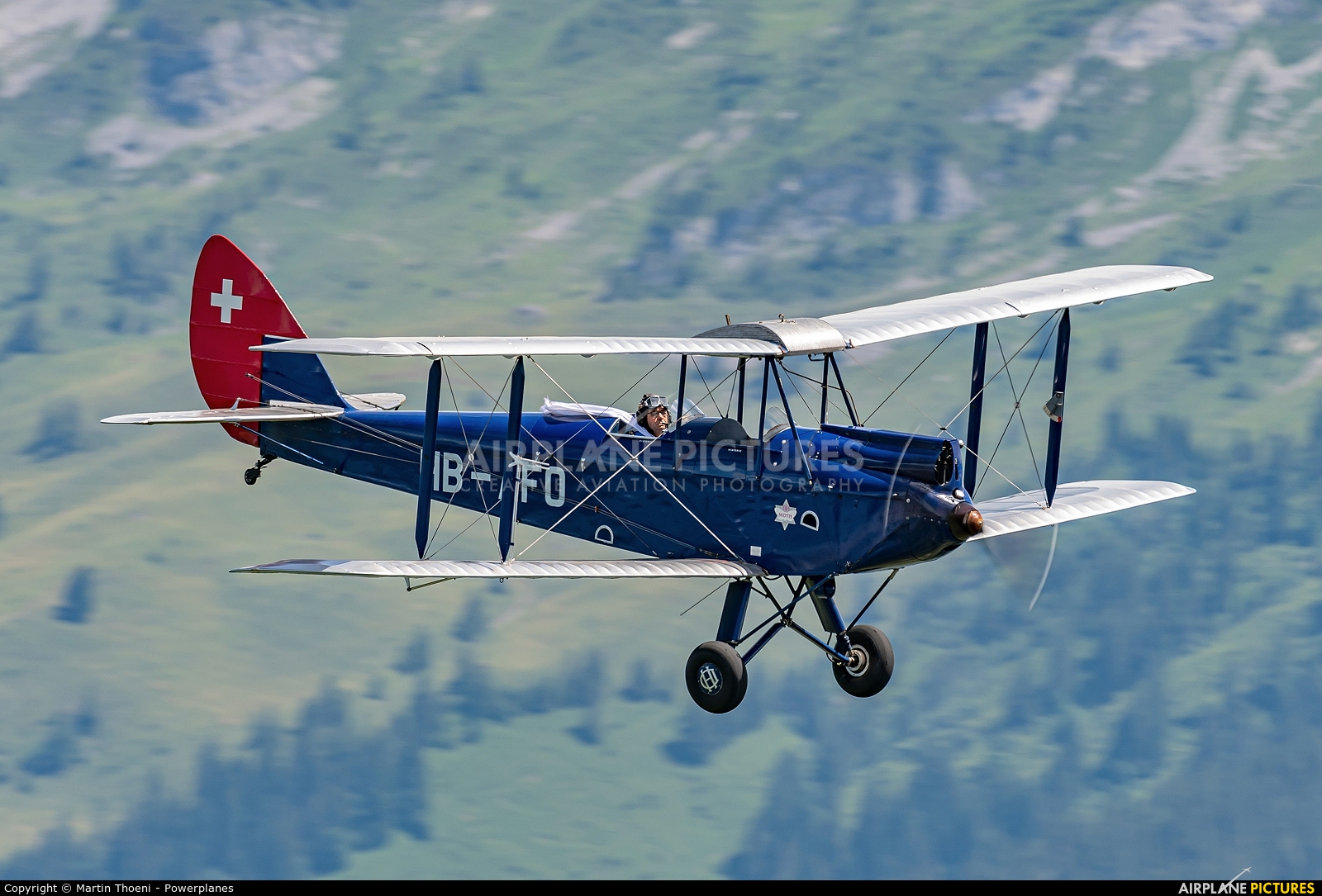 Private HB-AFO aircraft at Off Airport - Swiss Alps