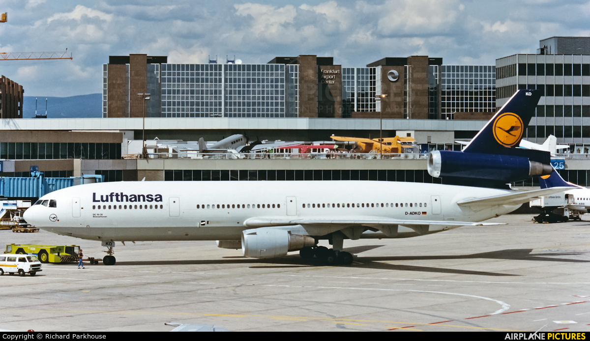 Lufthansa D-ADKO aircraft at Frankfurt