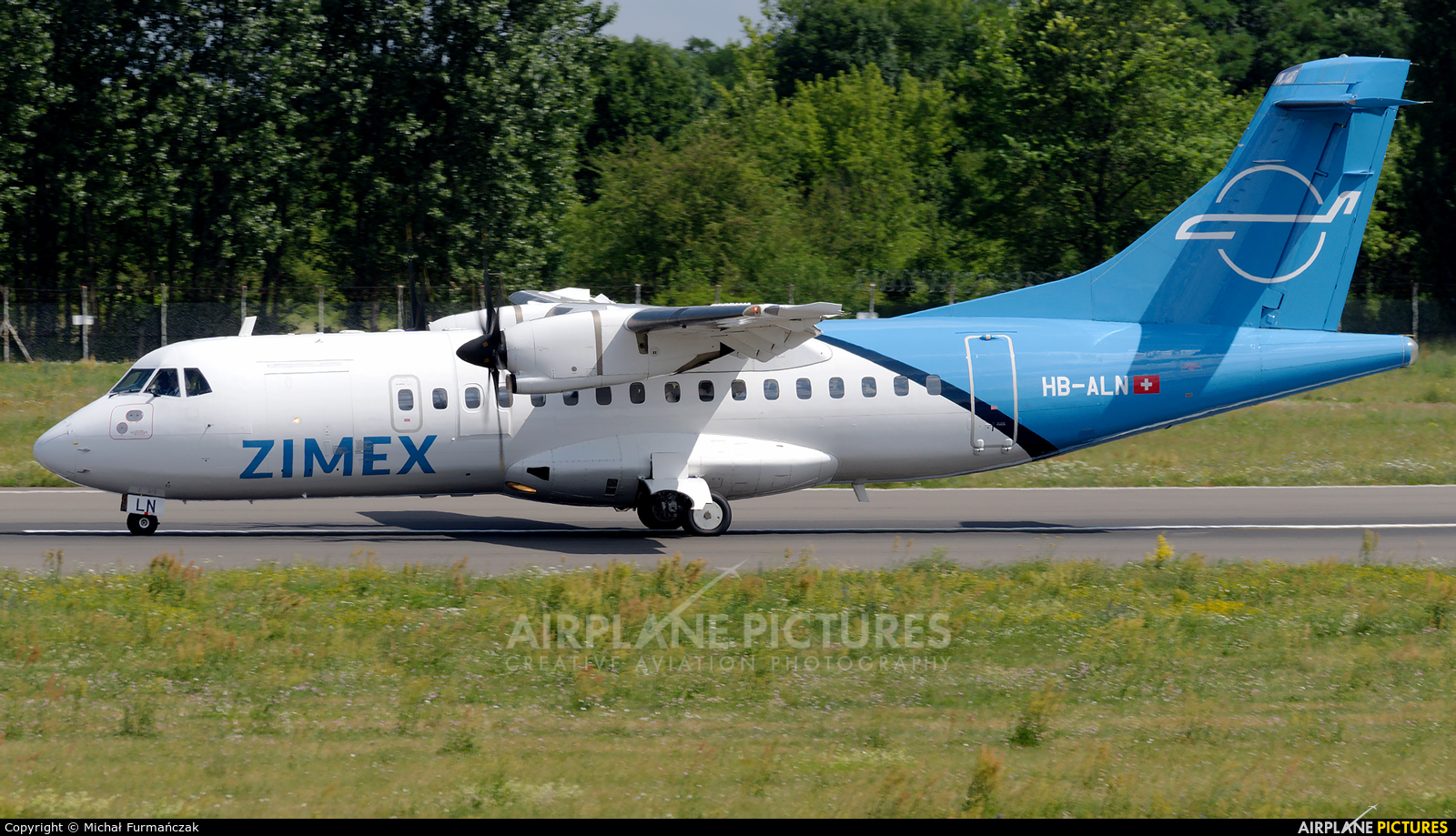 Zimex Aviation HB-ALN aircraft at Poznań - Ławica