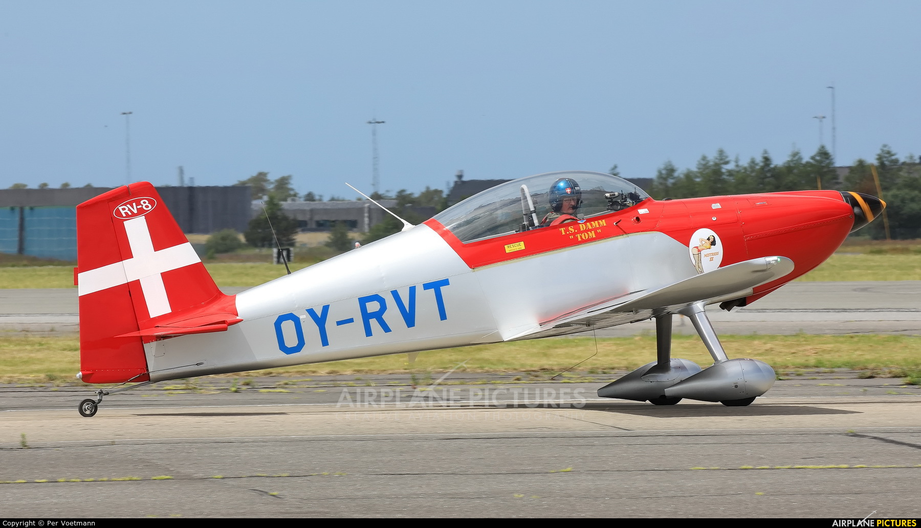 Private OY-RVT aircraft at Karup