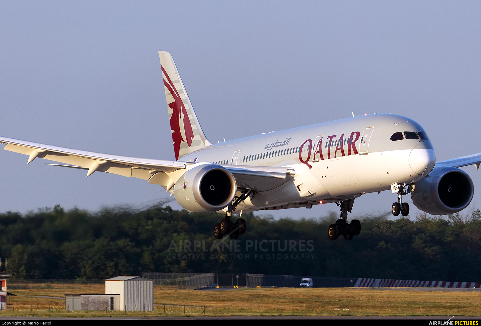 Qatar Airways A7-BDB aircraft at Milan - Malpensa