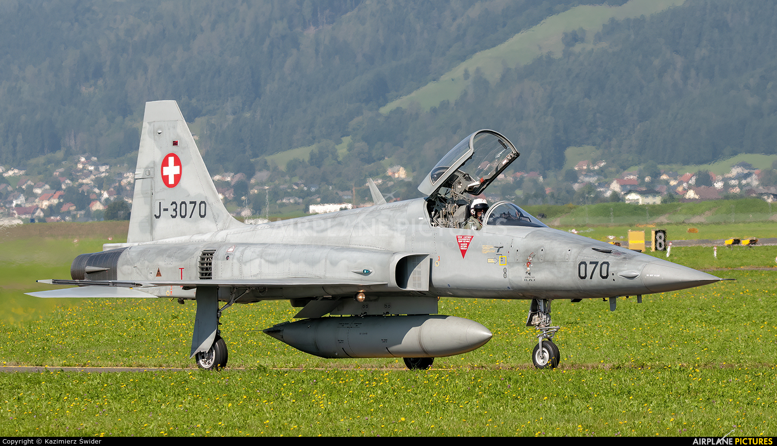 Switzerland - Air Force J-3070 aircraft at Zeltweg