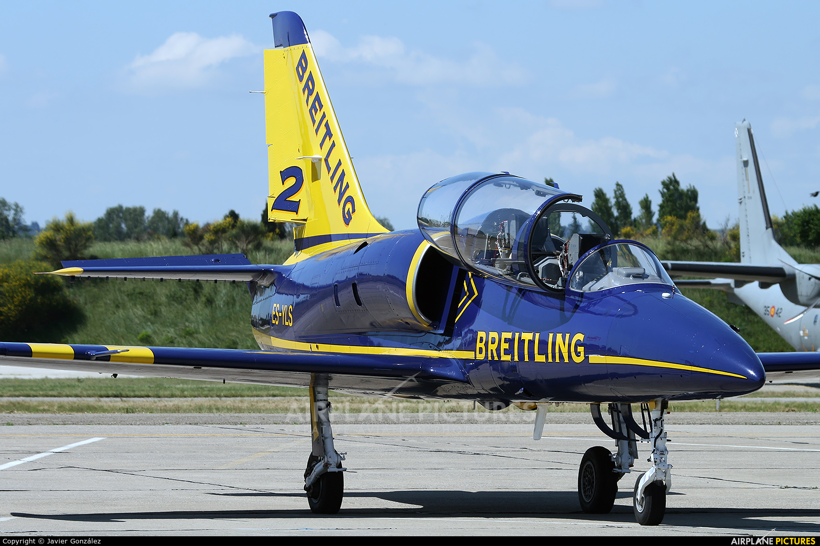 Breitling Jet Team ES-YLS aircraft at Orange - Caritat
