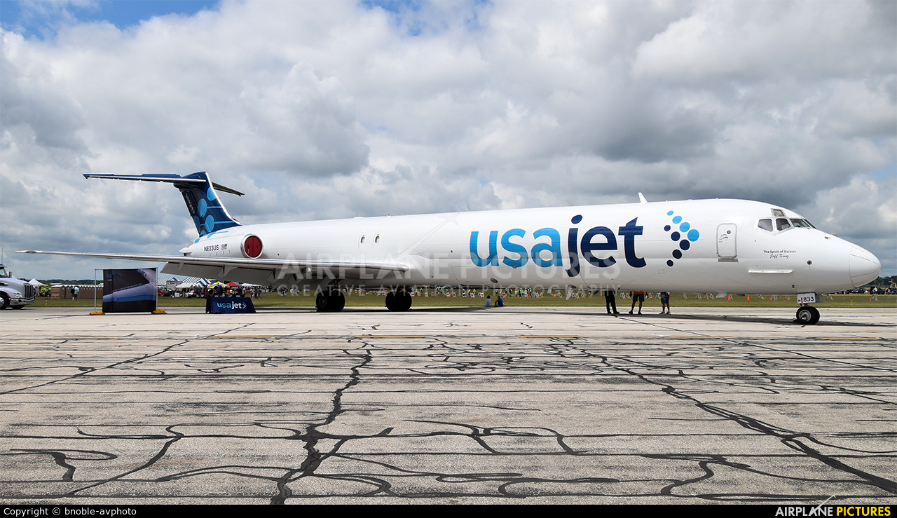 USA Jet Airlines N833US aircraft at Detroit - Willow Run