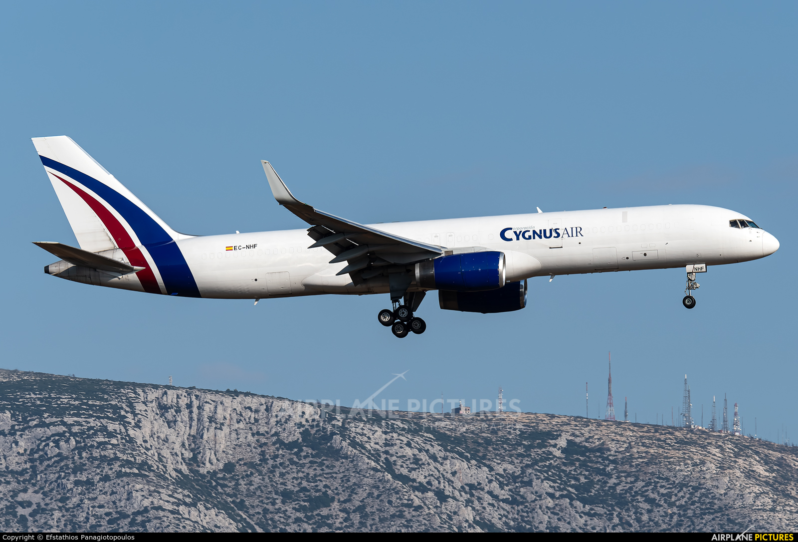 Cygnus Air EC-NHF aircraft at Athens - Eleftherios Venizelos