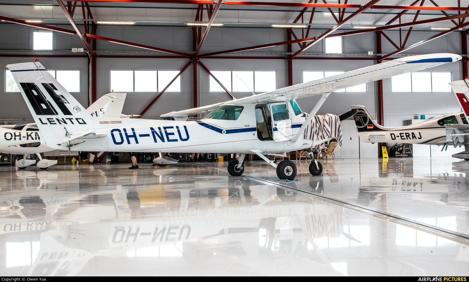 BF-Lento OH-NEU aircraft at Nummela