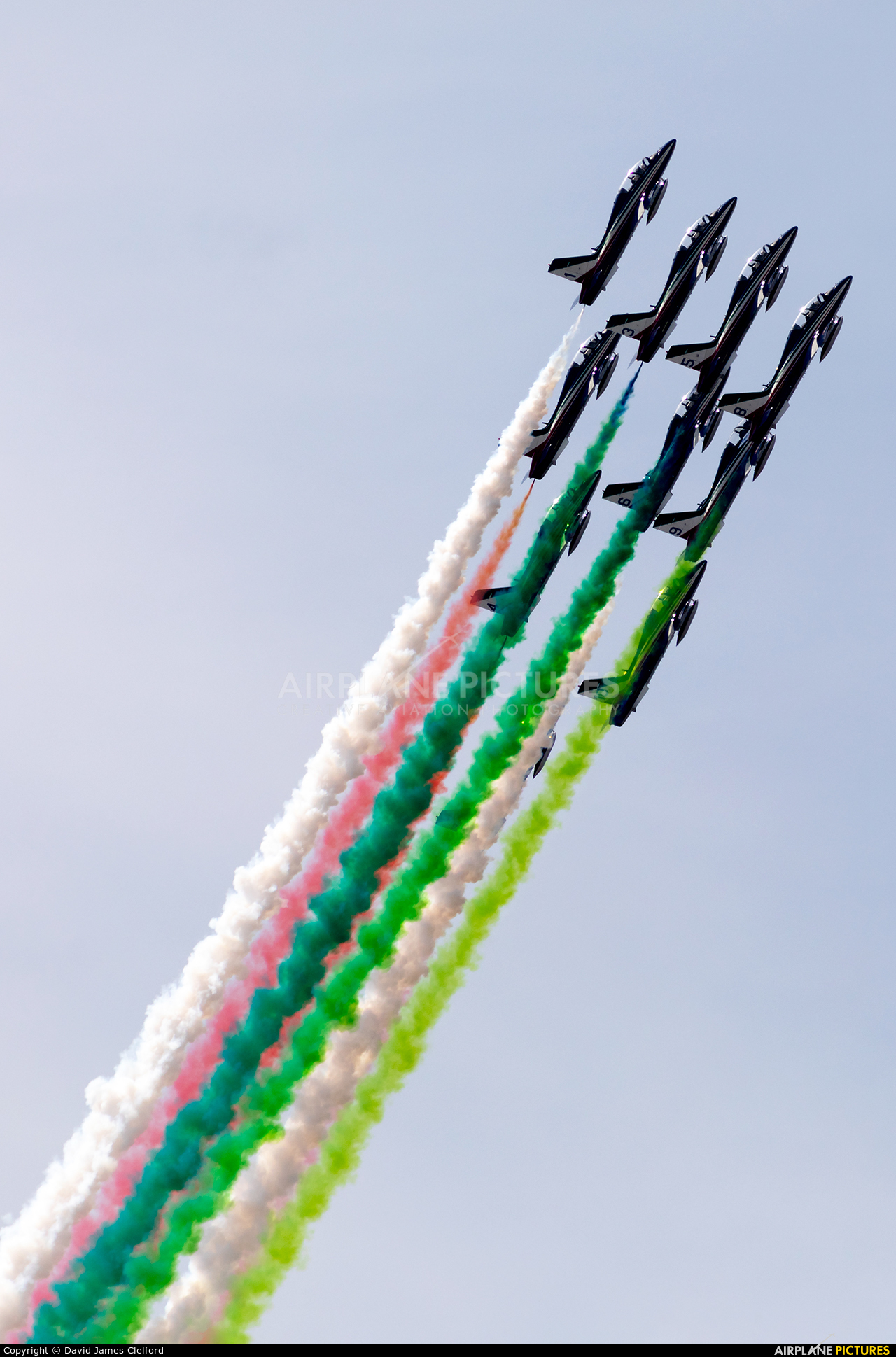 Italy - Air Force "Frecce Tricolori" - aircraft at Fairford