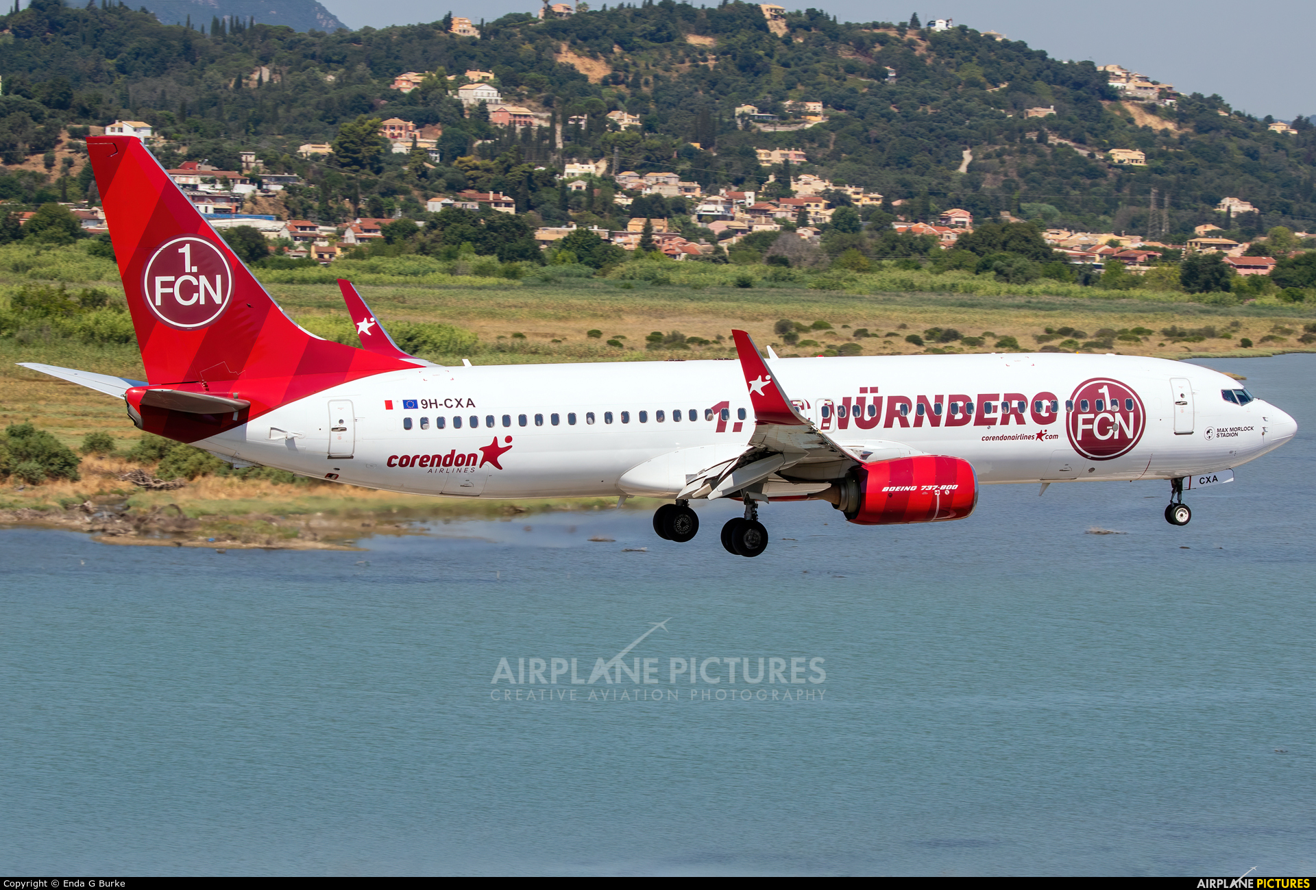 Corendon Airlines 9H-CXA aircraft at Corfu - Ioannis Kapodistrias