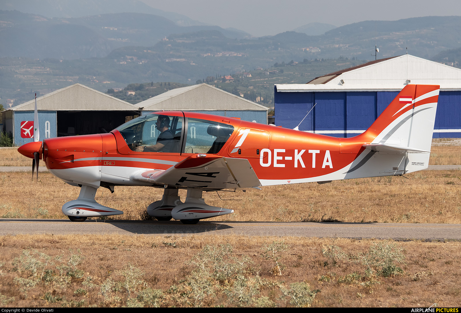 Private OE-KTA aircraft at Verona - Boscomantico