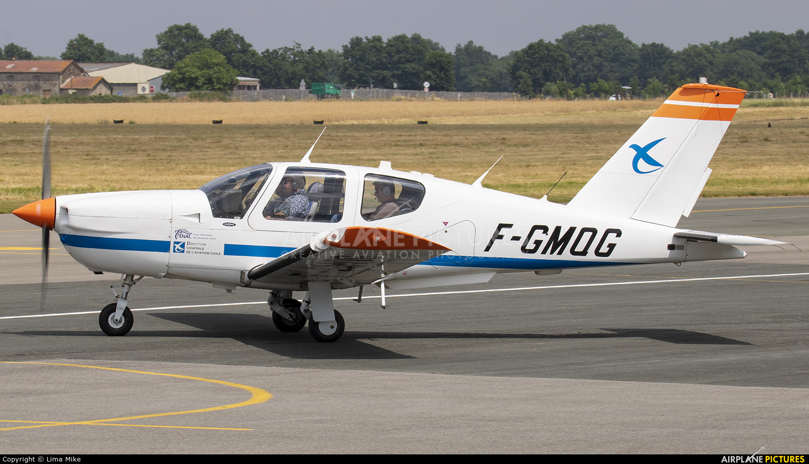 France - DGAC F-GMQG aircraft at La Roche-sur-Yon
