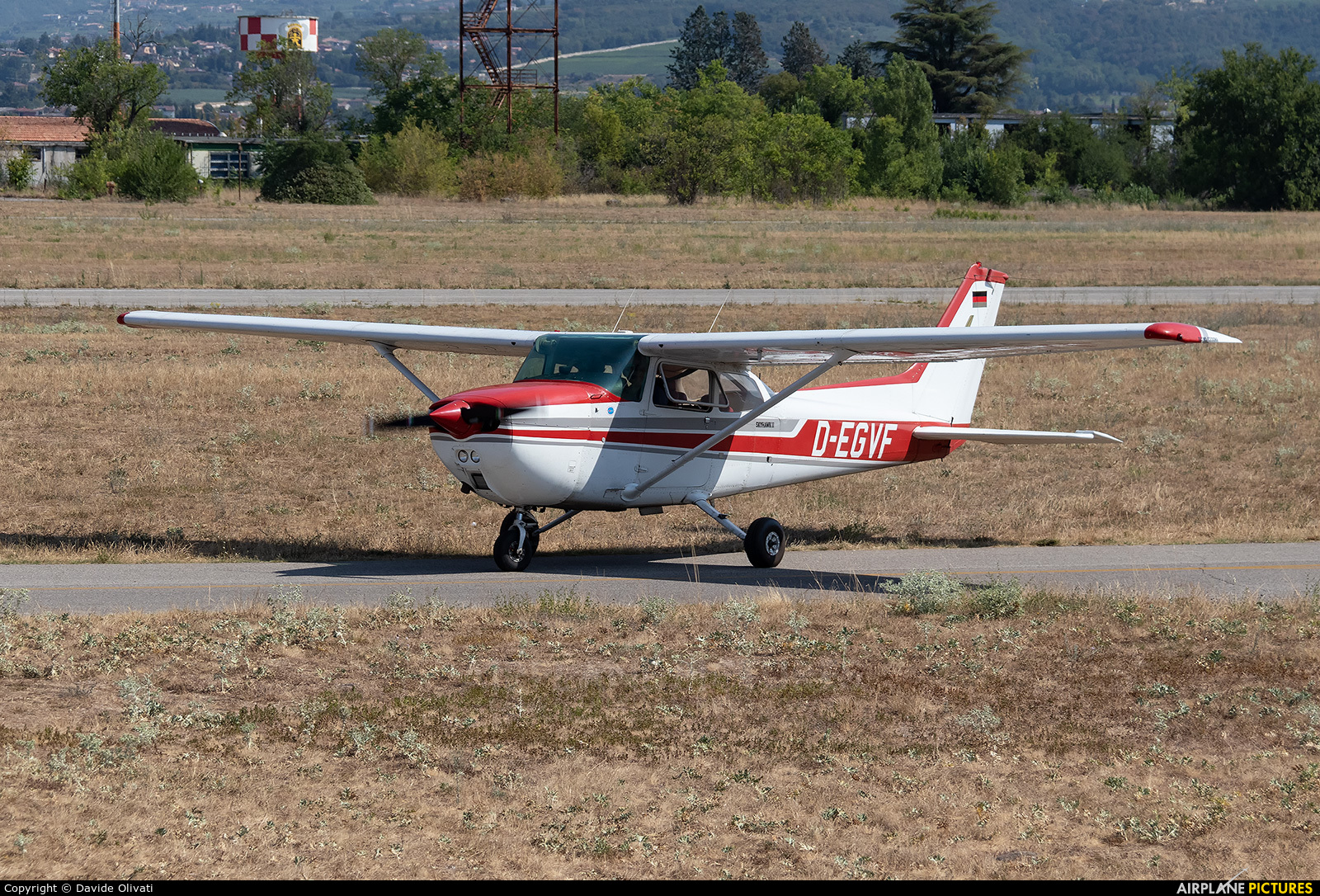 Private D-EGFV aircraft at Verona - Boscomantico
