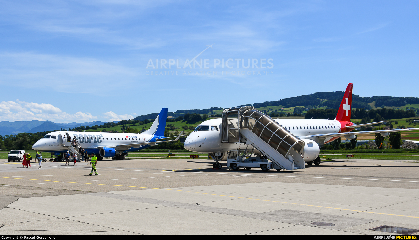 Helvetic Airways HB-AZC aircraft at St. Gallen - Altenrhein