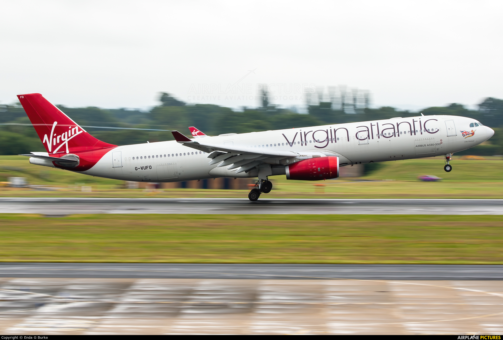 Virgin Atlantic G-VUFO aircraft at Manchester
