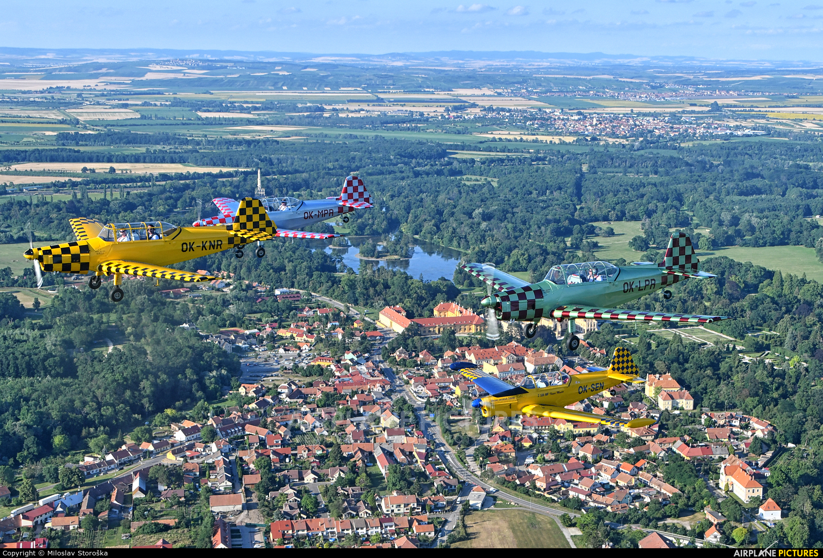 Follow Me Team OK-LPR aircraft at Břeclav