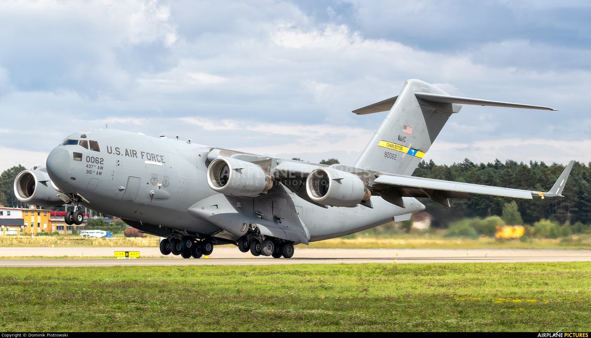 USA - Air Force 99-0062 aircraft at Gdańsk - Lech Wałęsa