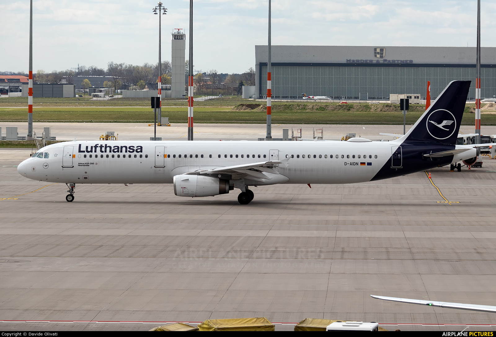 Lufthansa D-AIDN aircraft at Berlin - Brandenburg