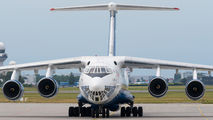 Rare visit of SilkWay Il-76 to Warsaw title=