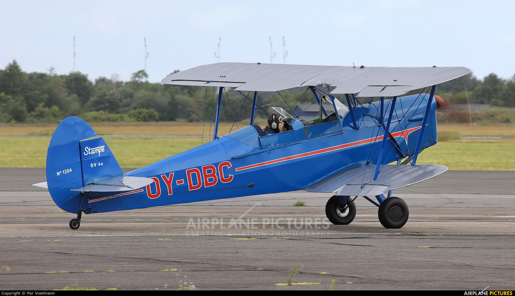 Private OY-DBC aircraft at Karup