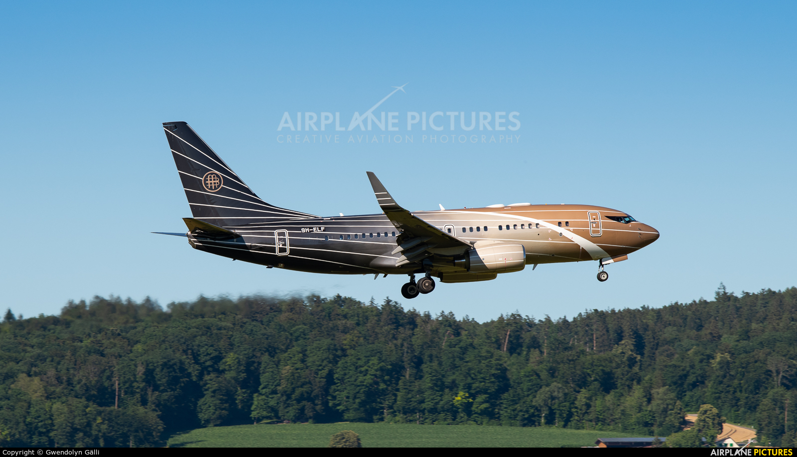 AIR X Charter 9H-ELF aircraft at Zurich