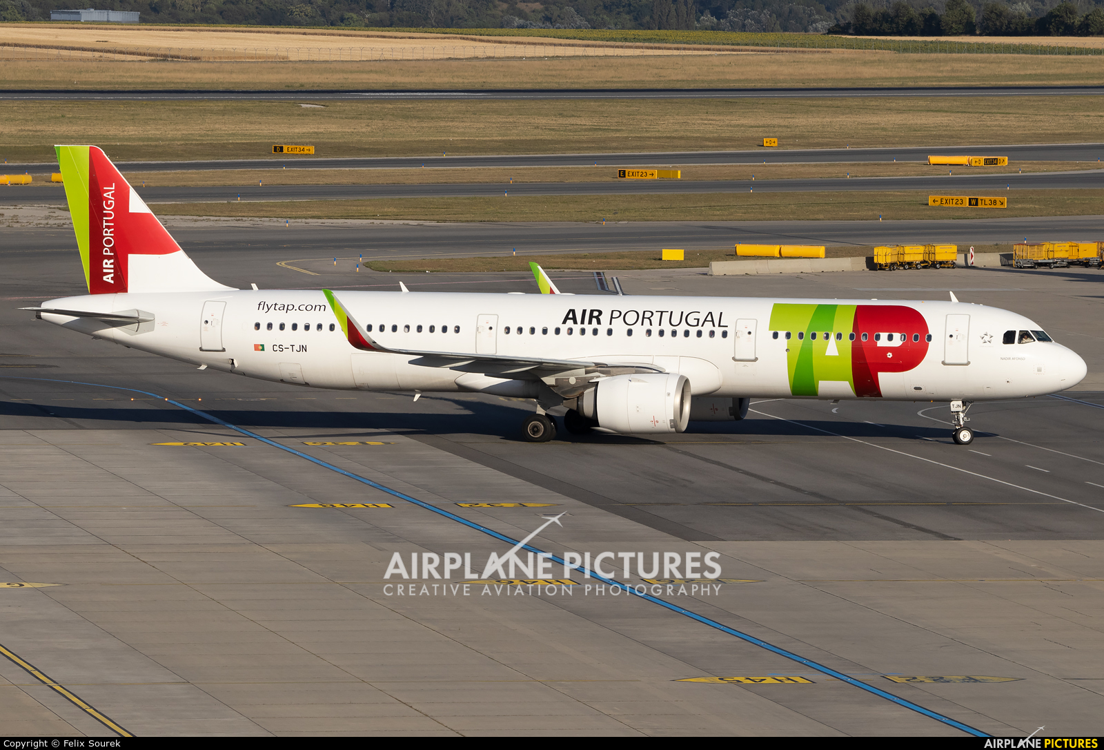 TAP Portugal CS-TJN aircraft at Vienna - Schwechat