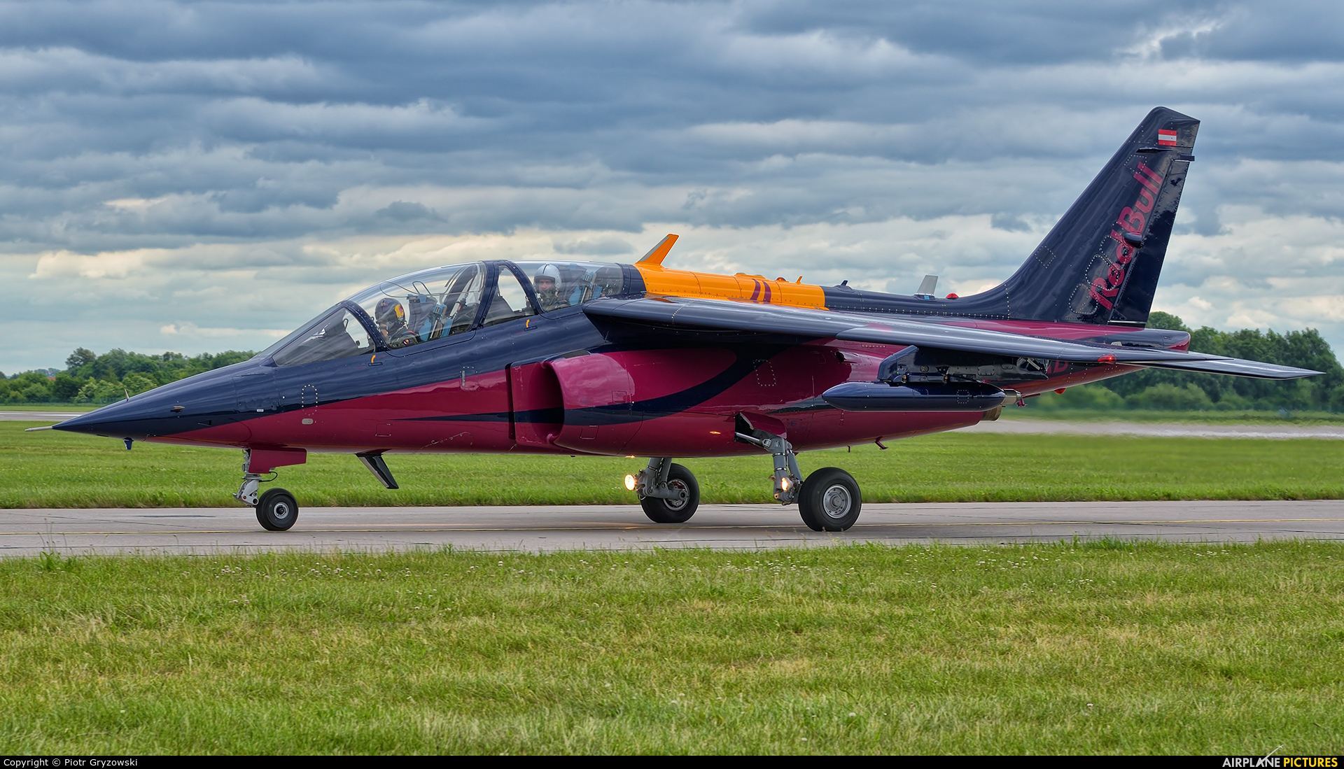 Red Bull OE-FRB aircraft at Pardubice