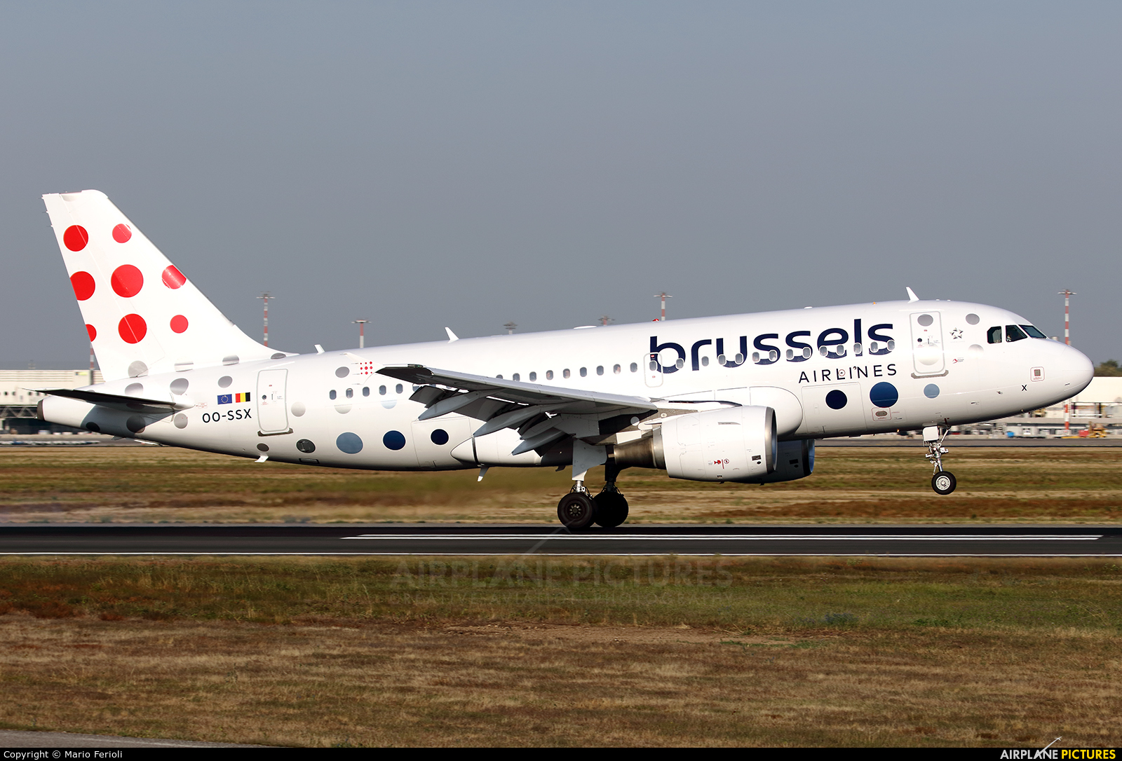 Brussels Airlines OO-SSX aircraft at Milan - Malpensa