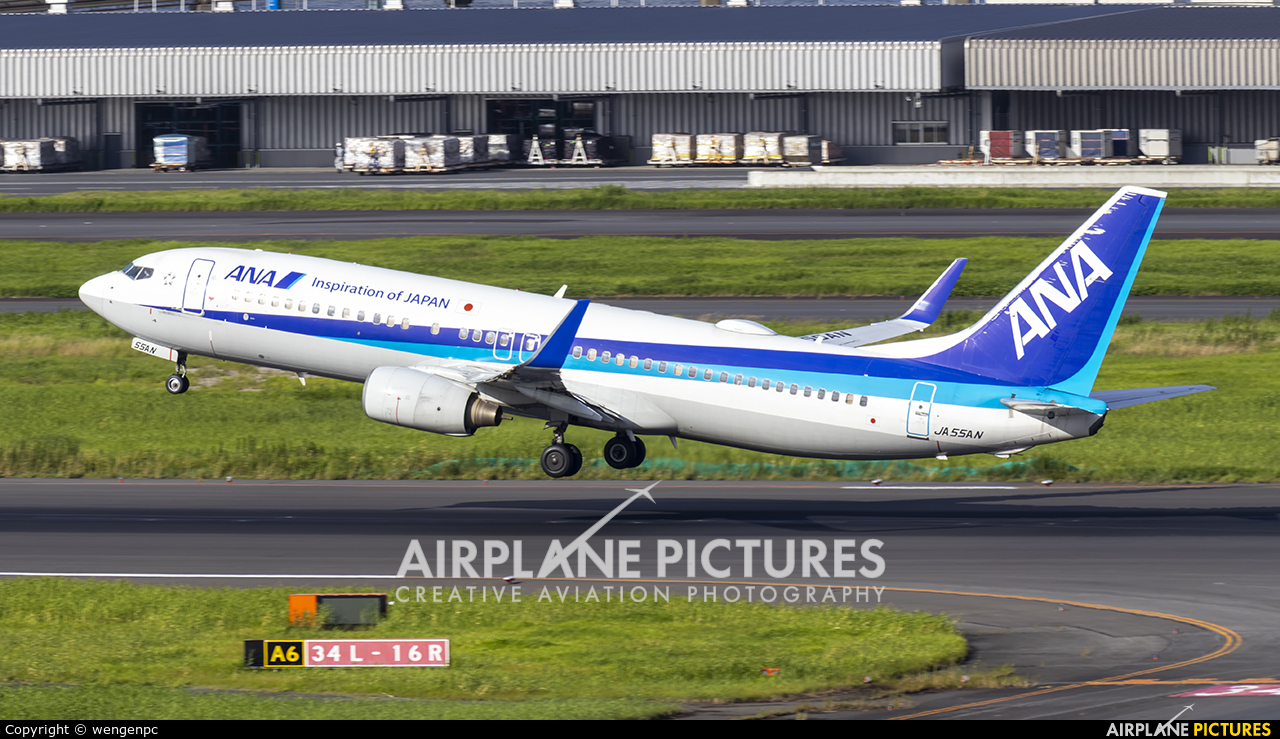 ANA - All Nippon Airways JA55AN aircraft at Tokyo - Haneda Intl