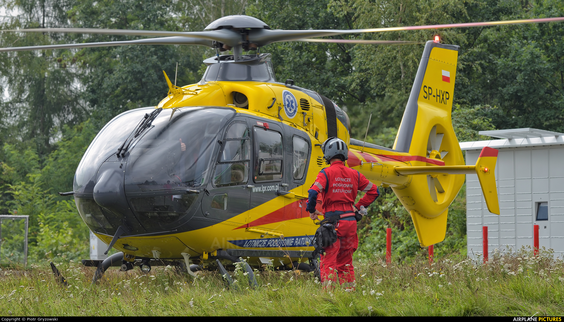 Polish Medical Air Rescue - Lotnicze Pogotowie Ratunkowe SP-HXP aircraft at Rybnik