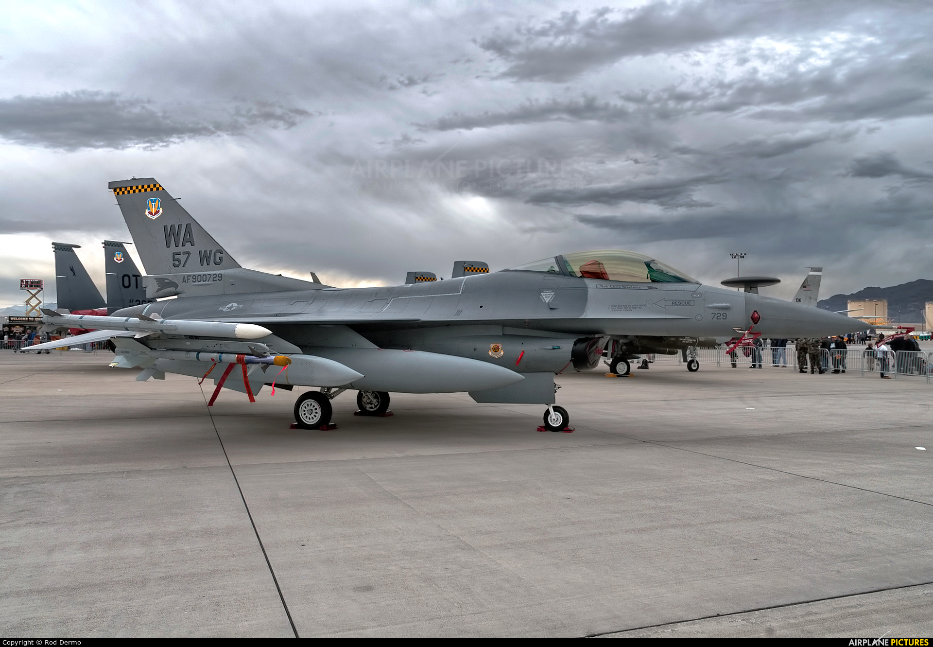 USA - Air Force 90-0729 aircraft at Nellis AFB