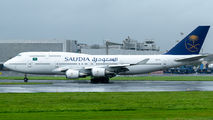 Rare visit of Saudi Boeing 747 to Mumbai title=