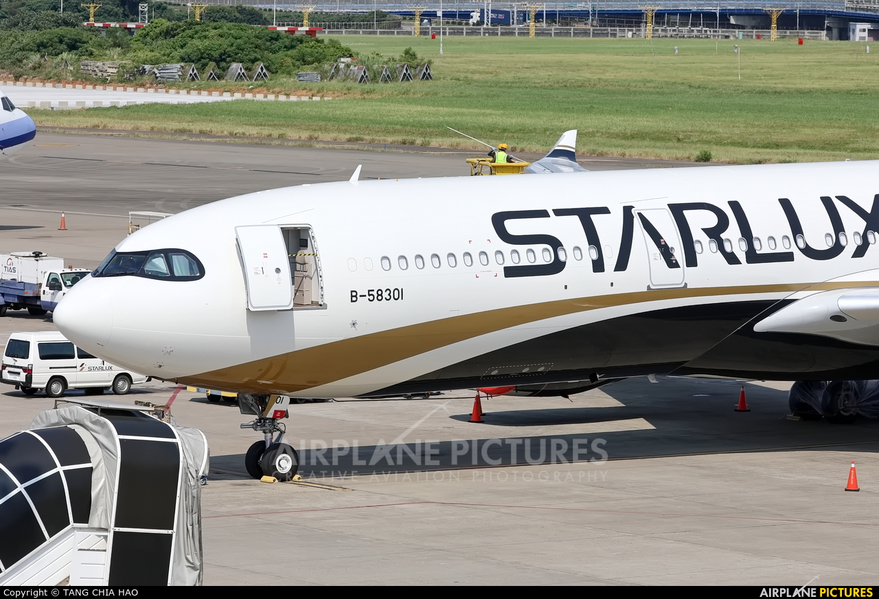 Starlux Airlines B-58301 aircraft at Taipei - Taoyuan Intl