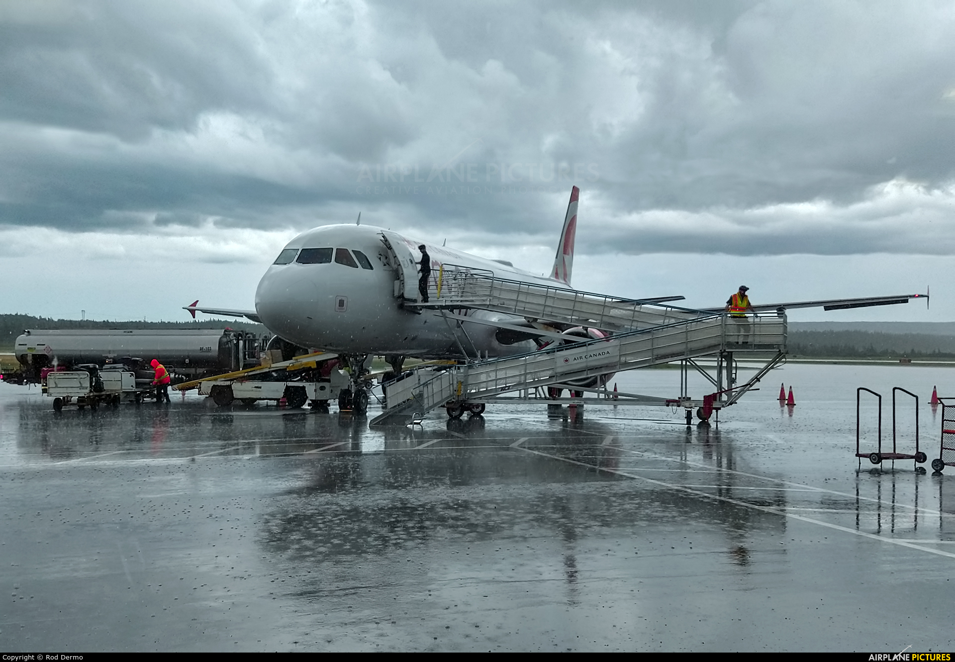 Air Canada Rouge C-GFWX aircraft at Deer Lake - Regional Airport