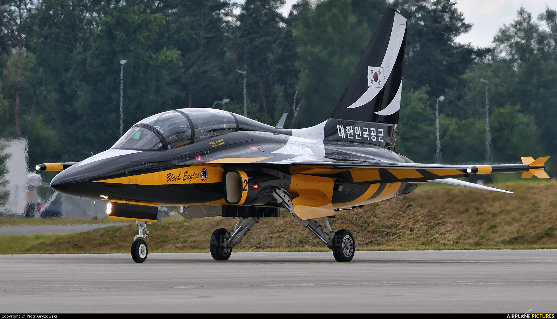 Korea (South) - Air Force: Black Eagles 10-0052 aircraft at Dęblin