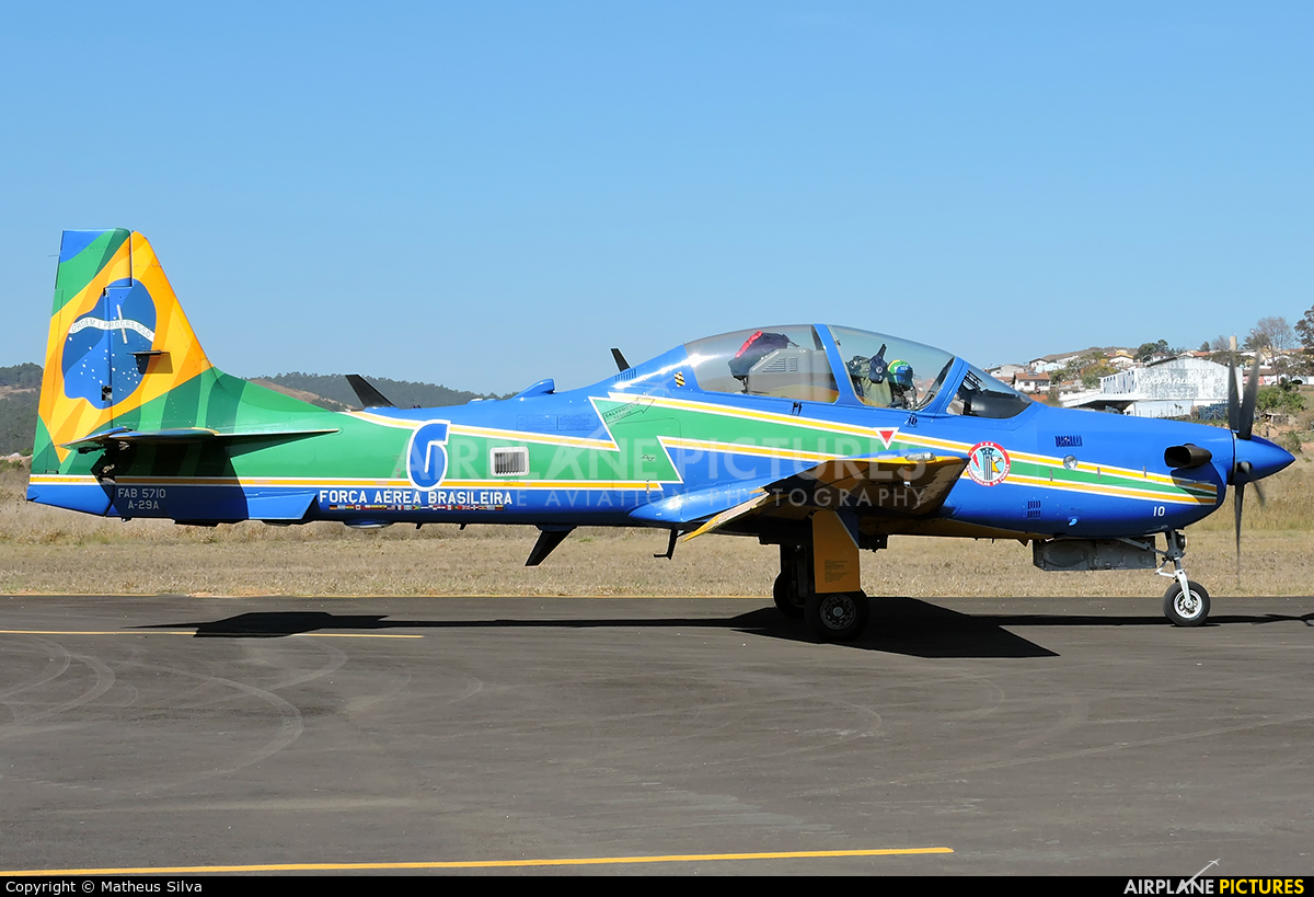 Brazil - Air Force "Esquadrilha da Fumaça" FAB5710 aircraft at Poços de Caldas