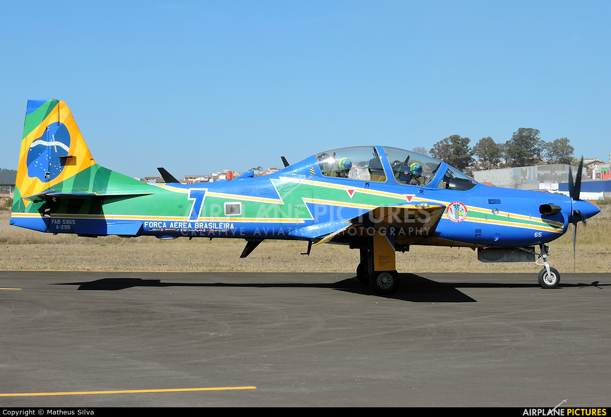 Brazil - Air Force "Esquadrilha da Fumaça" FAB5965 aircraft at Poços de Caldas