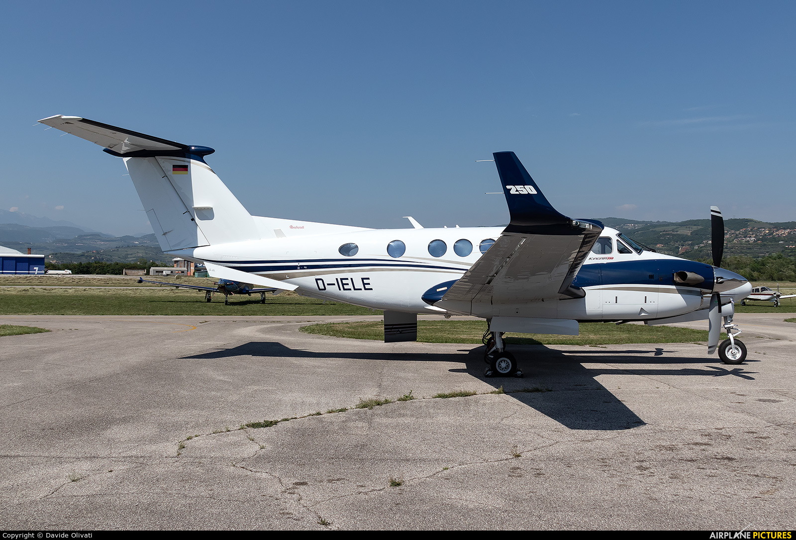 Private D-IELE aircraft at Verona - Boscomantico