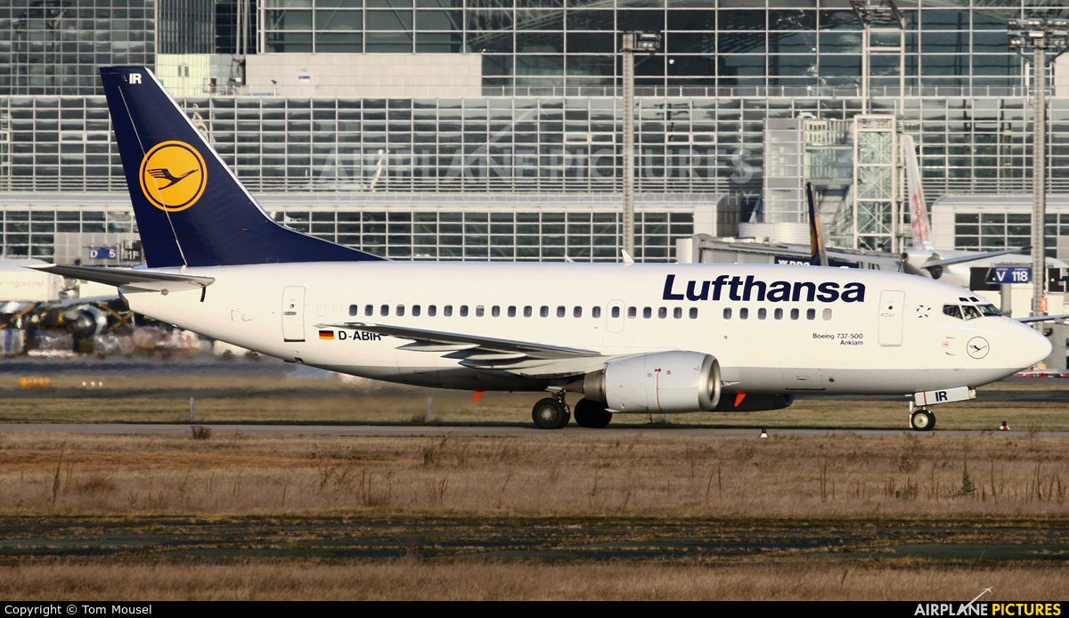 Lufthansa D-ABIR aircraft at Frankfurt