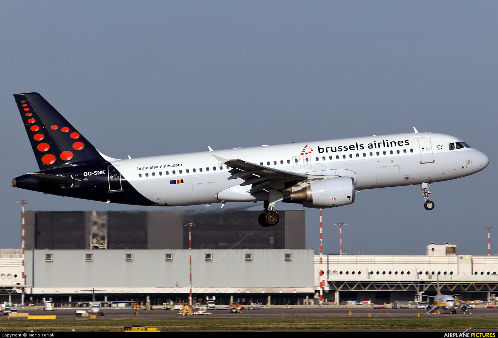 Brussels Airlines OO-SNK aircraft at Milan - Malpensa