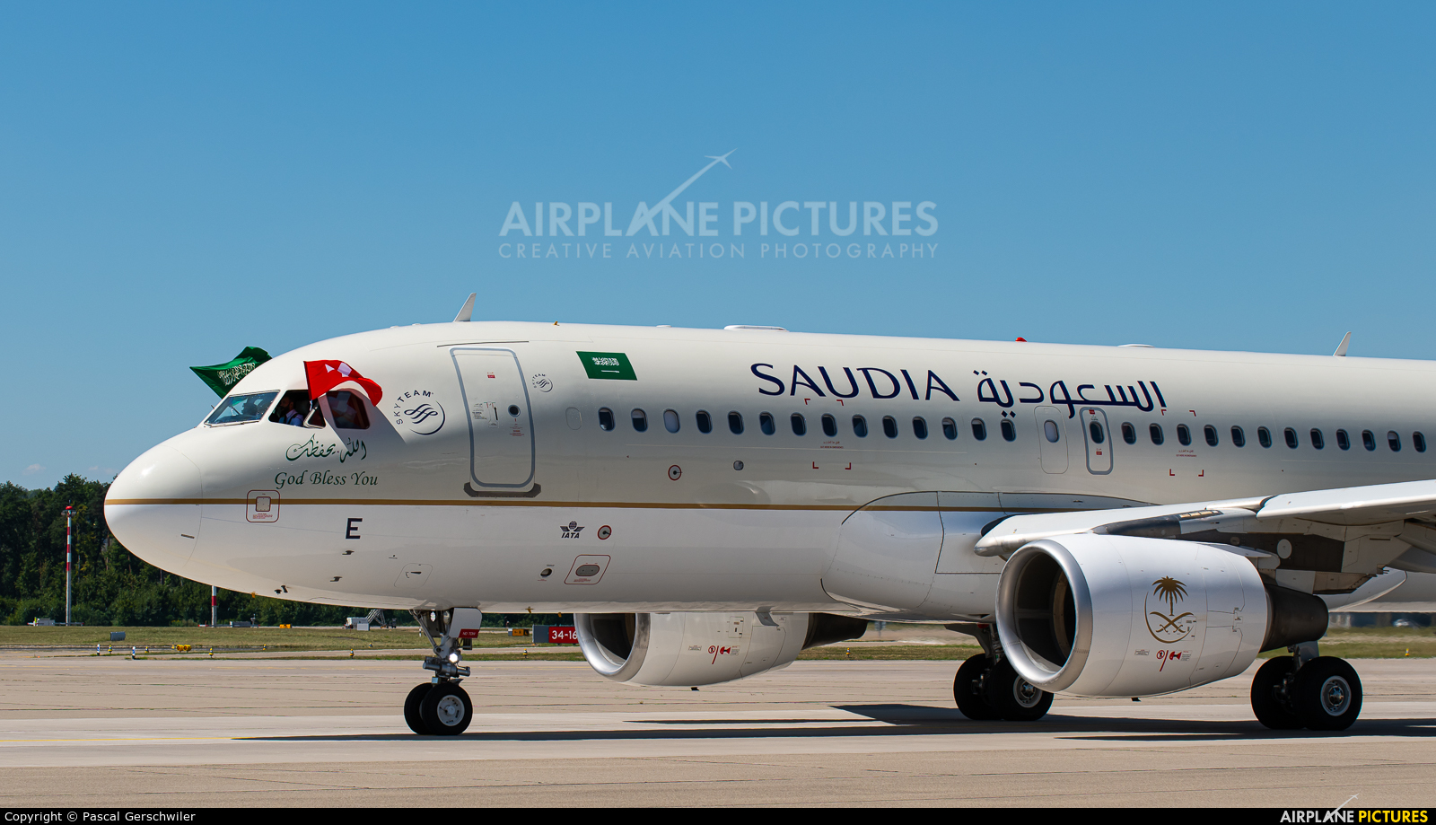 Saudi Arabian Airlines HZ-ASE aircraft at Zurich