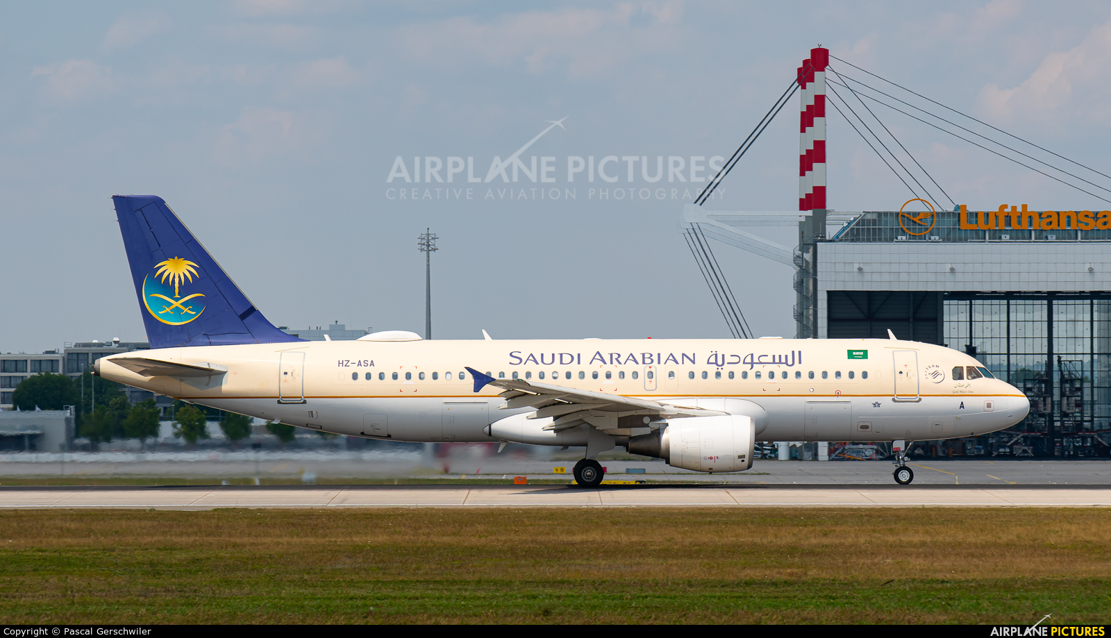 Saudi Arabian Airlines HZ-ASA aircraft at Munich