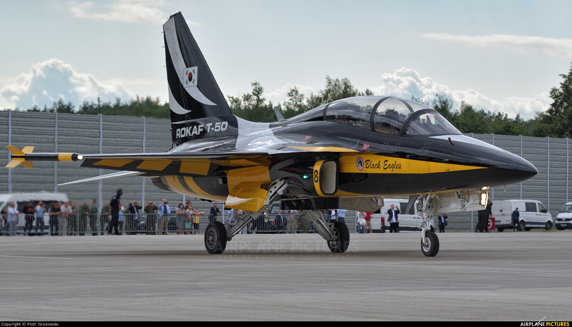 Korea (South) - Air Force: Black Eagles 10-0058 aircraft at Dęblin
