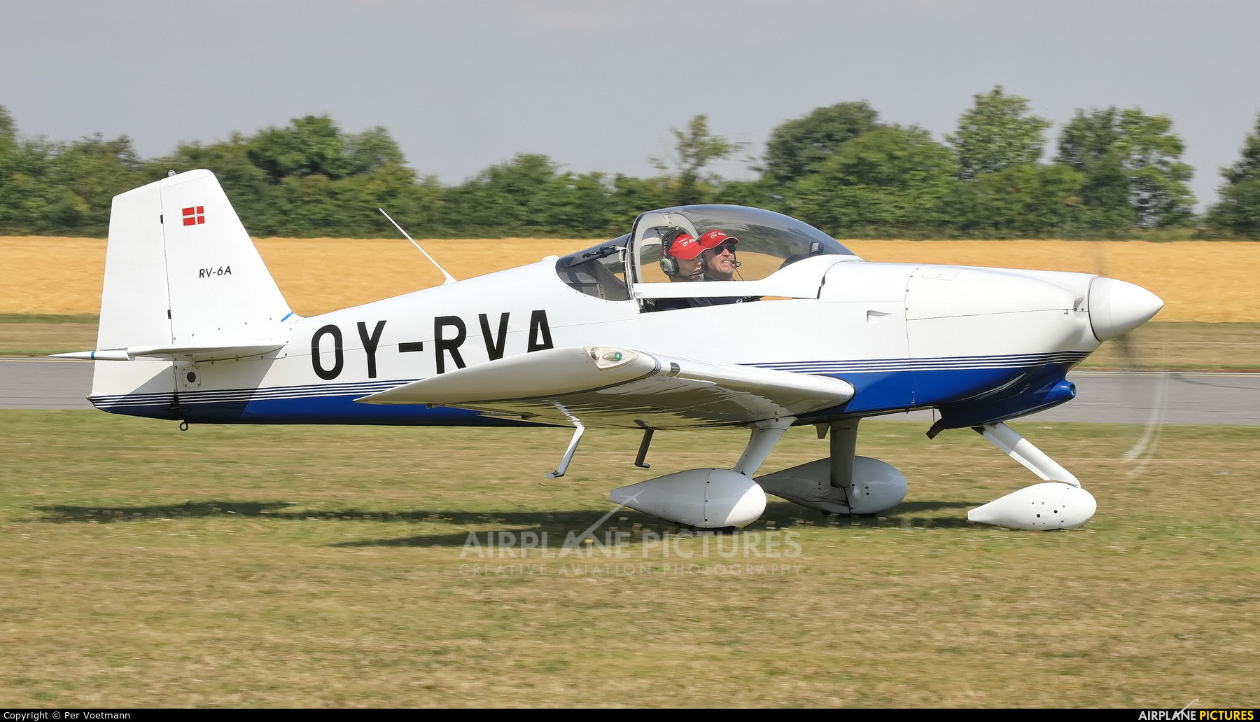 Private OY-RVA aircraft at Lolland-Falster Airport