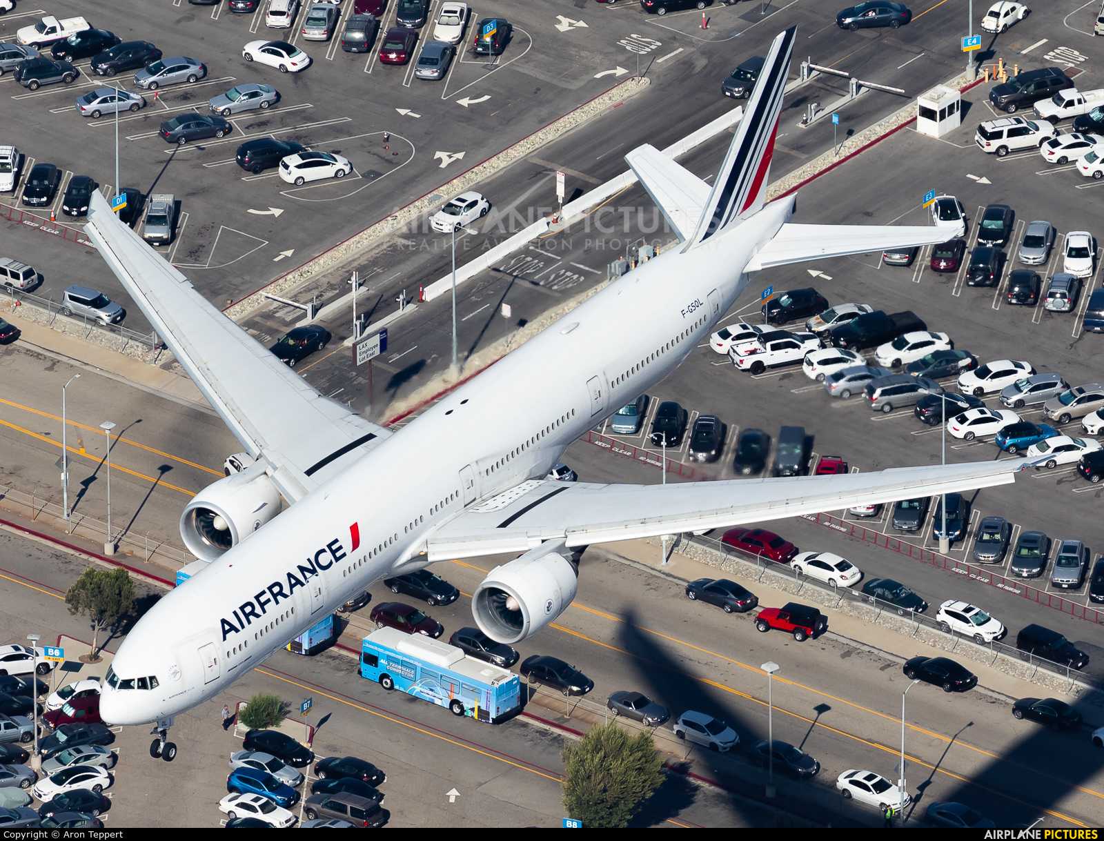 Air France F-GSQL aircraft at Los Angeles Intl