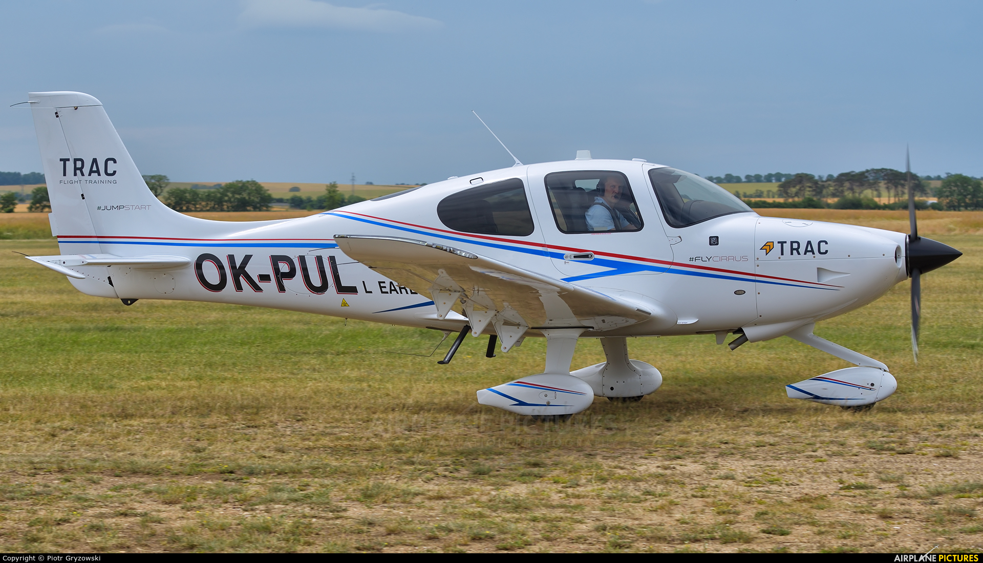 Private OK-PUL aircraft at Roudnice nad Labem