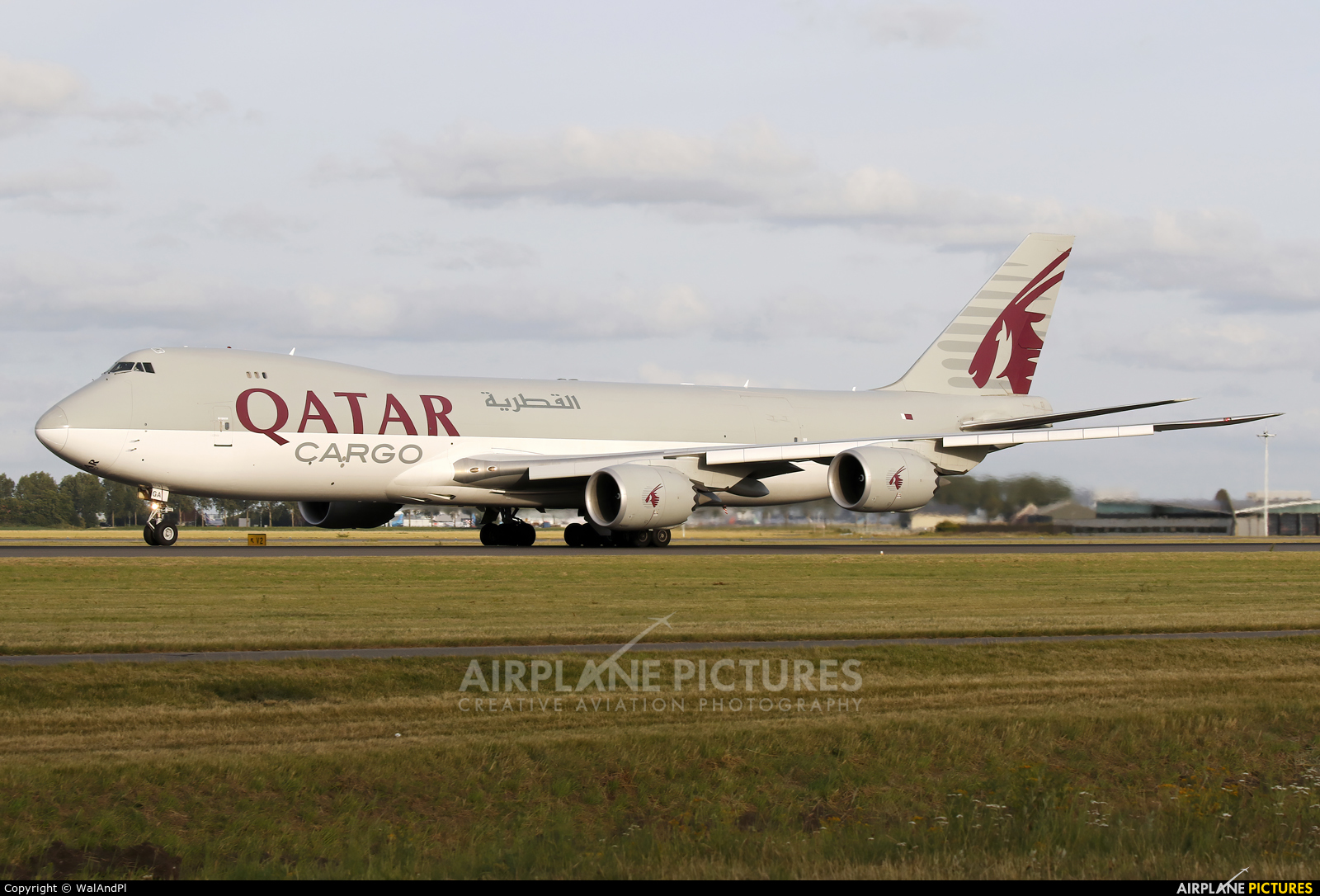 Qatar Airways Cargo A7-BGA aircraft at Amsterdam - Schiphol